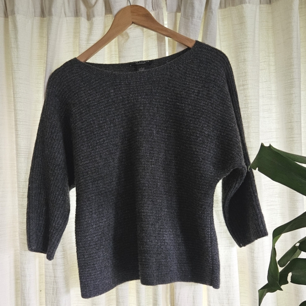 Cashmere and wool sweater